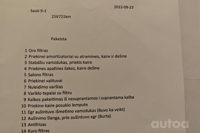 Saab 9-3 2 generation wagon