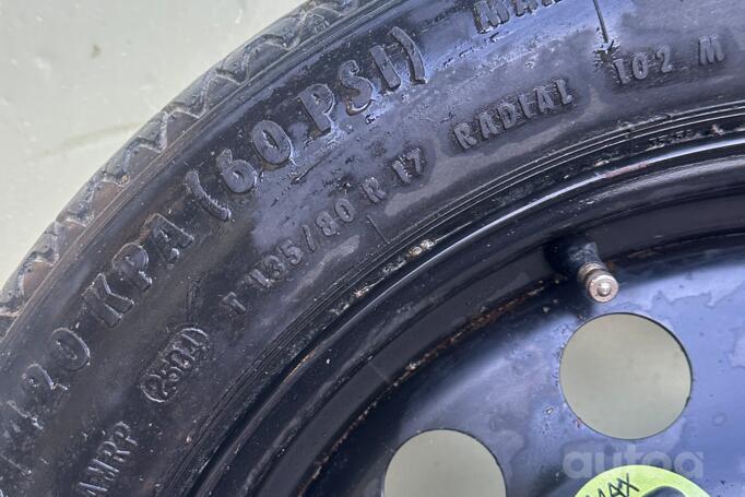 BMW atsarginis ratas, stamped steel