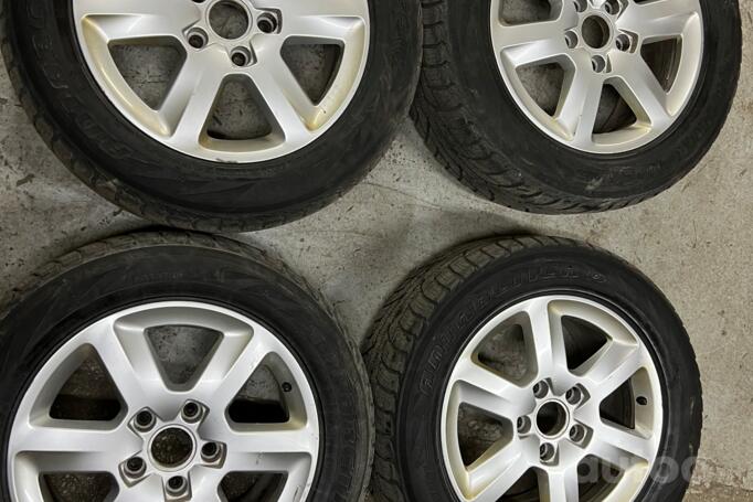 Audi q7 orginalus r18 ratlankiai su padangoms, light alloy