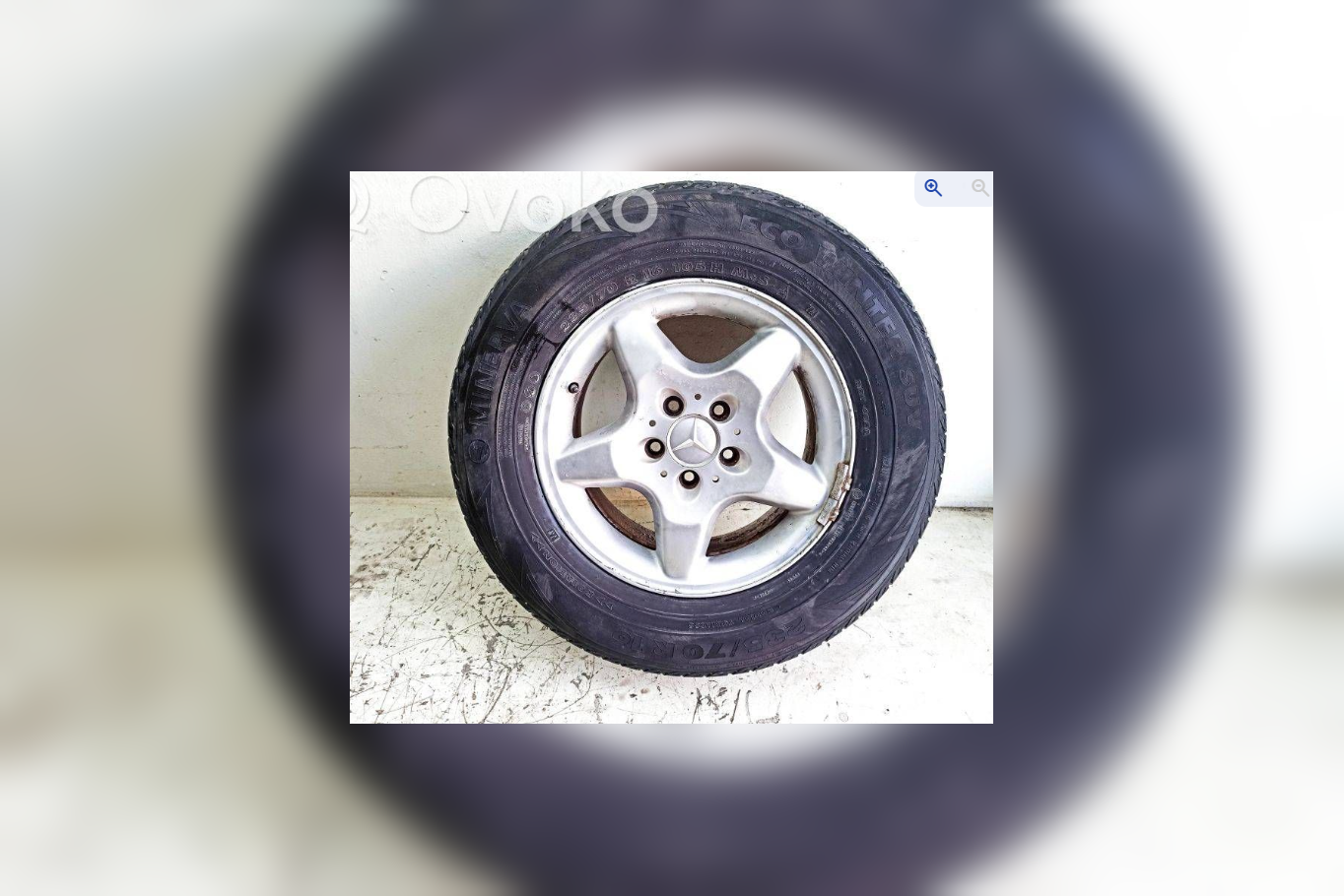 Mersedes, light alloy