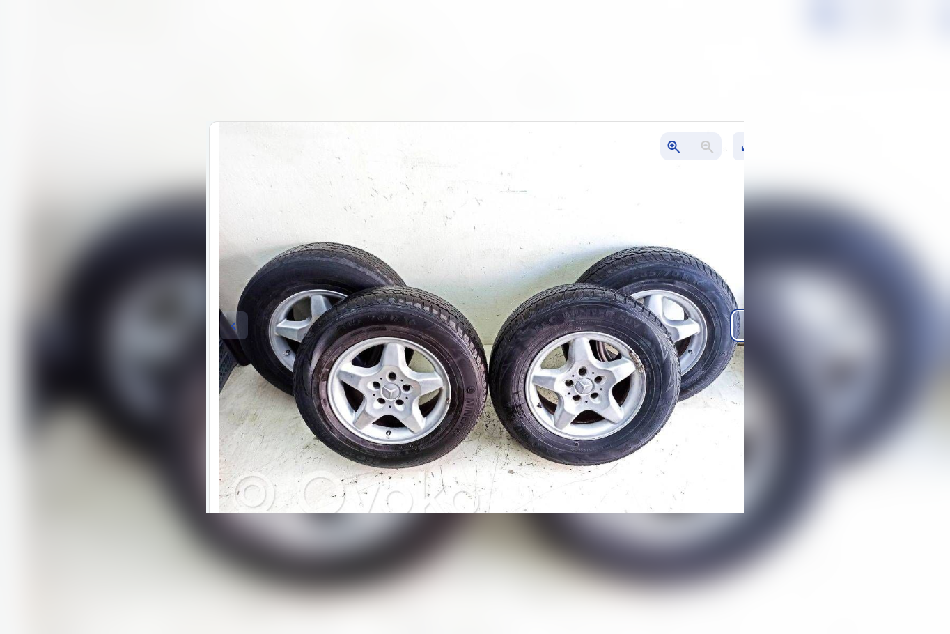 Mersedes, light alloy