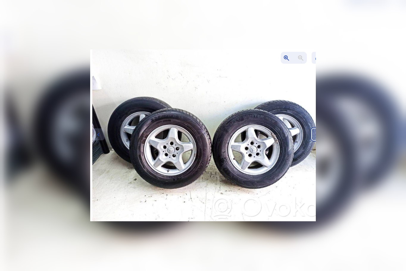 Mersedes, light alloy
