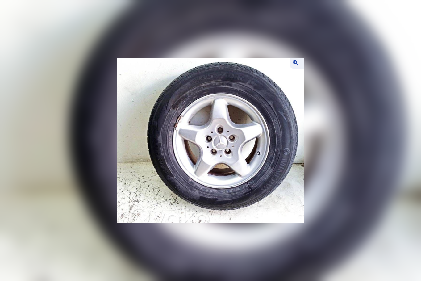 Mersedes, light alloy
