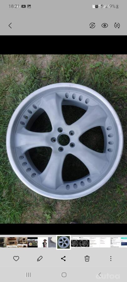 Mersedes, light alloy